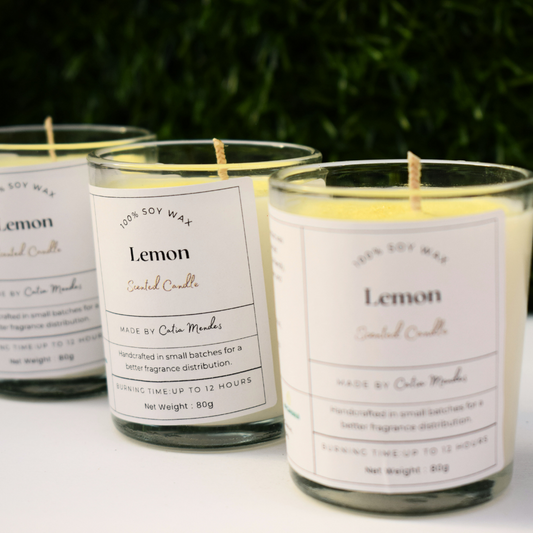 Lemon 80ml Soy Wax Candle