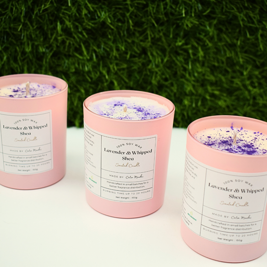 Lavender & Whipped Shea 150ml Soy Wax Candle