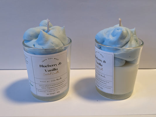 Blueberry & Vanilla Soy Wax Candle 80ml