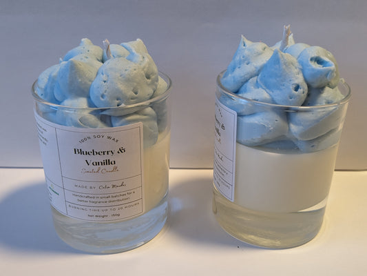 Blueberry & Vanilla Soy Wax Candle 150ml